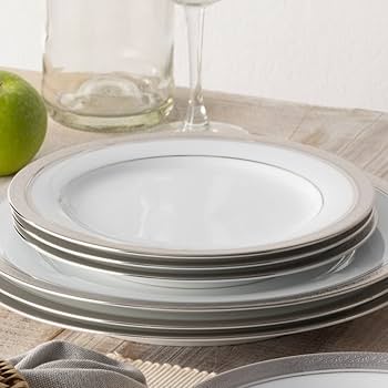 Amazon.com | Noritake Crestwood Platinum 12-Piece Dinneware